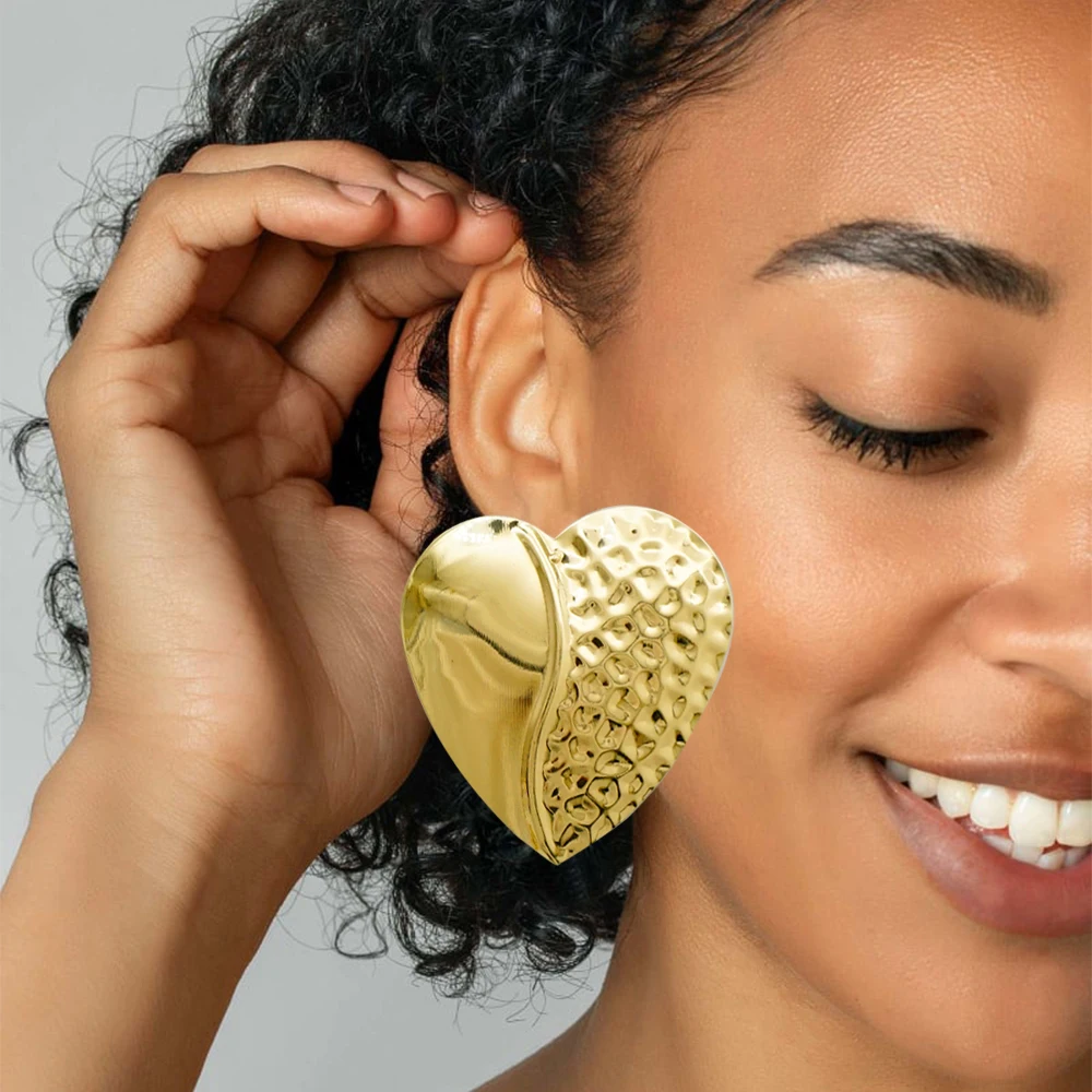 Fine Jewelry Big Round Earrings Stud Big Pendant Dangle Drop Earrings Flower Circle Hoop Earring Wedding Party Gifts