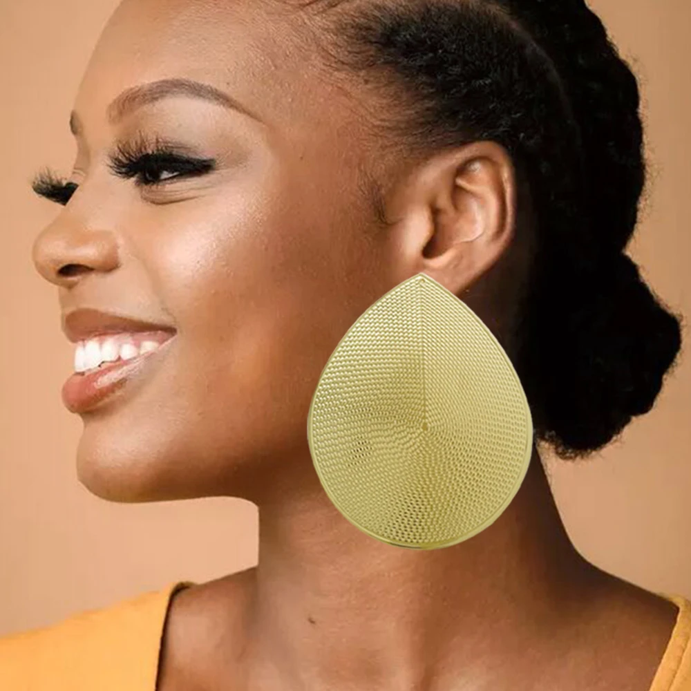 Fine Jewelry Big Round Earrings Stud Big Pendant Dangle Drop Earrings Flower Circle Hoop Earring Wedding Party Gifts
