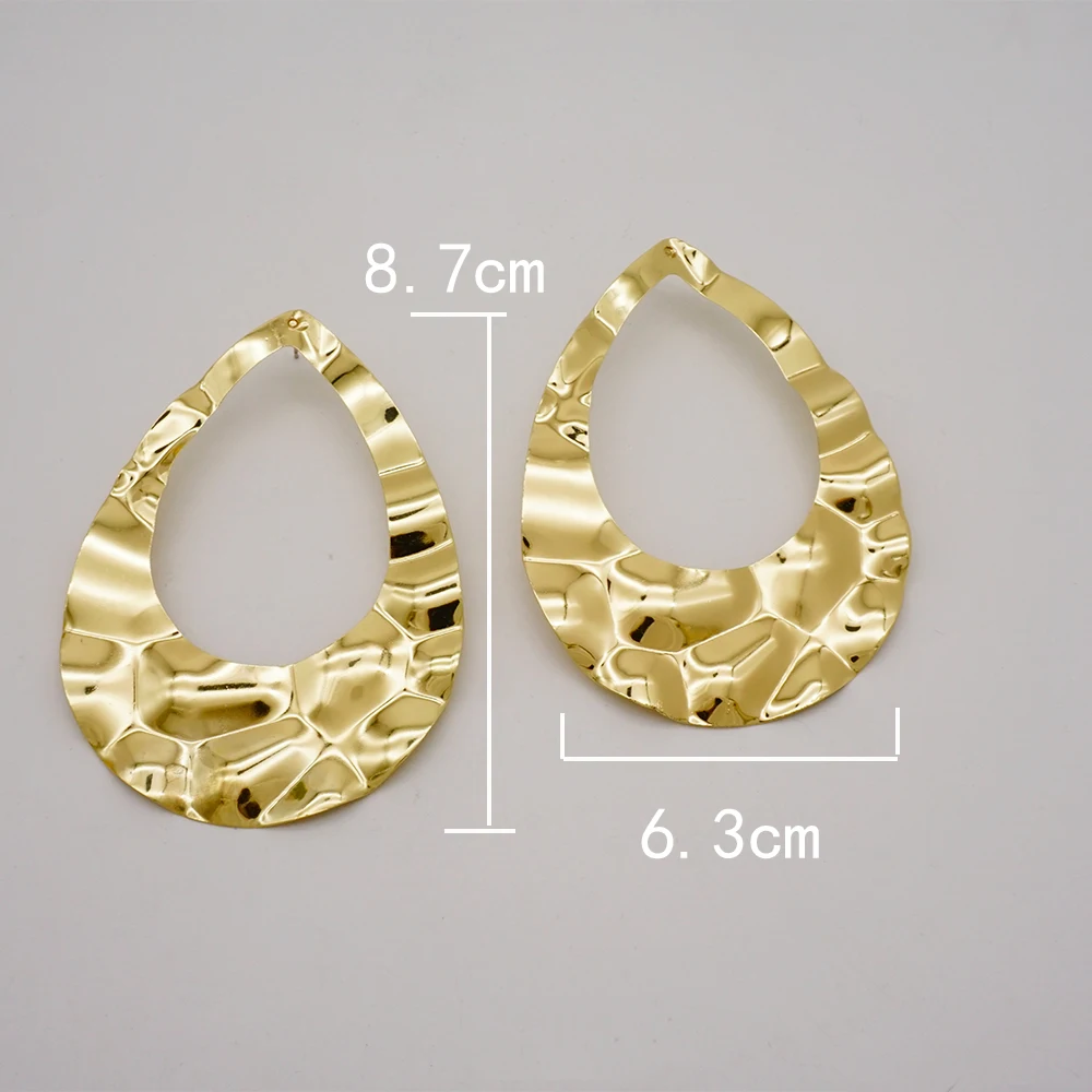 Fine Jewelry Big Round Earrings Stud Big Pendant Dangle Drop Earrings Flower Circle Hoop Earring Wedding Party Gifts