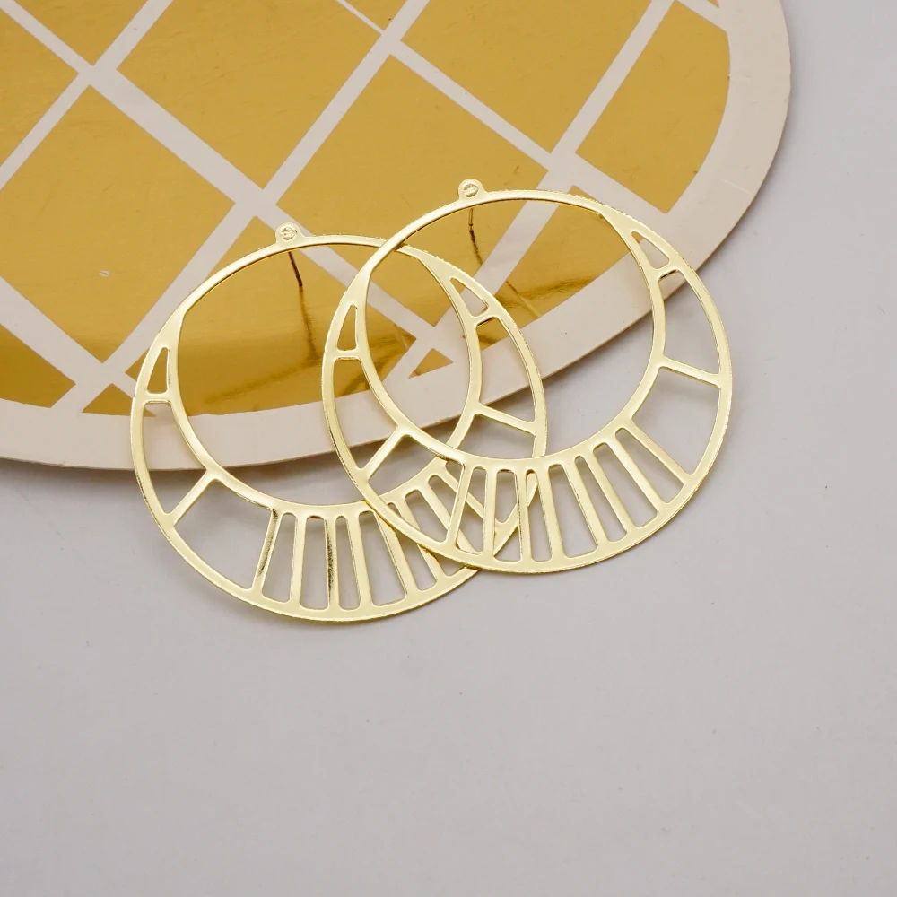 Fine Jewelry Big Round Earrings Stud Big Pendant Dangle Drop Earrings Flower Circle Hoop Earring Wedding Party Gifts