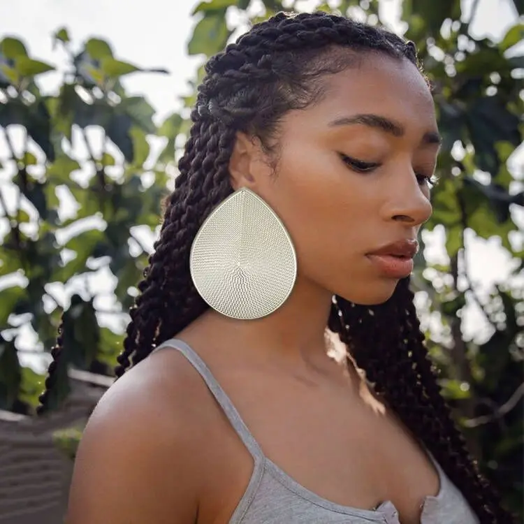 Fine Jewelry Big Round Earrings Stud Big Pendant Dangle Drop Earrings Flower Circle Hoop Earring Wedding Party Gifts
