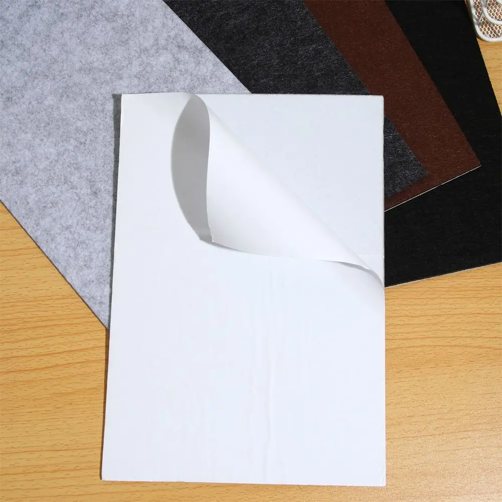 1 Sheet 3/5mm Self Adhesive Furniture Leg Anti Slip Chair Table Mats Felt Pads Anti Scratch Floor Protection DIY Cutting