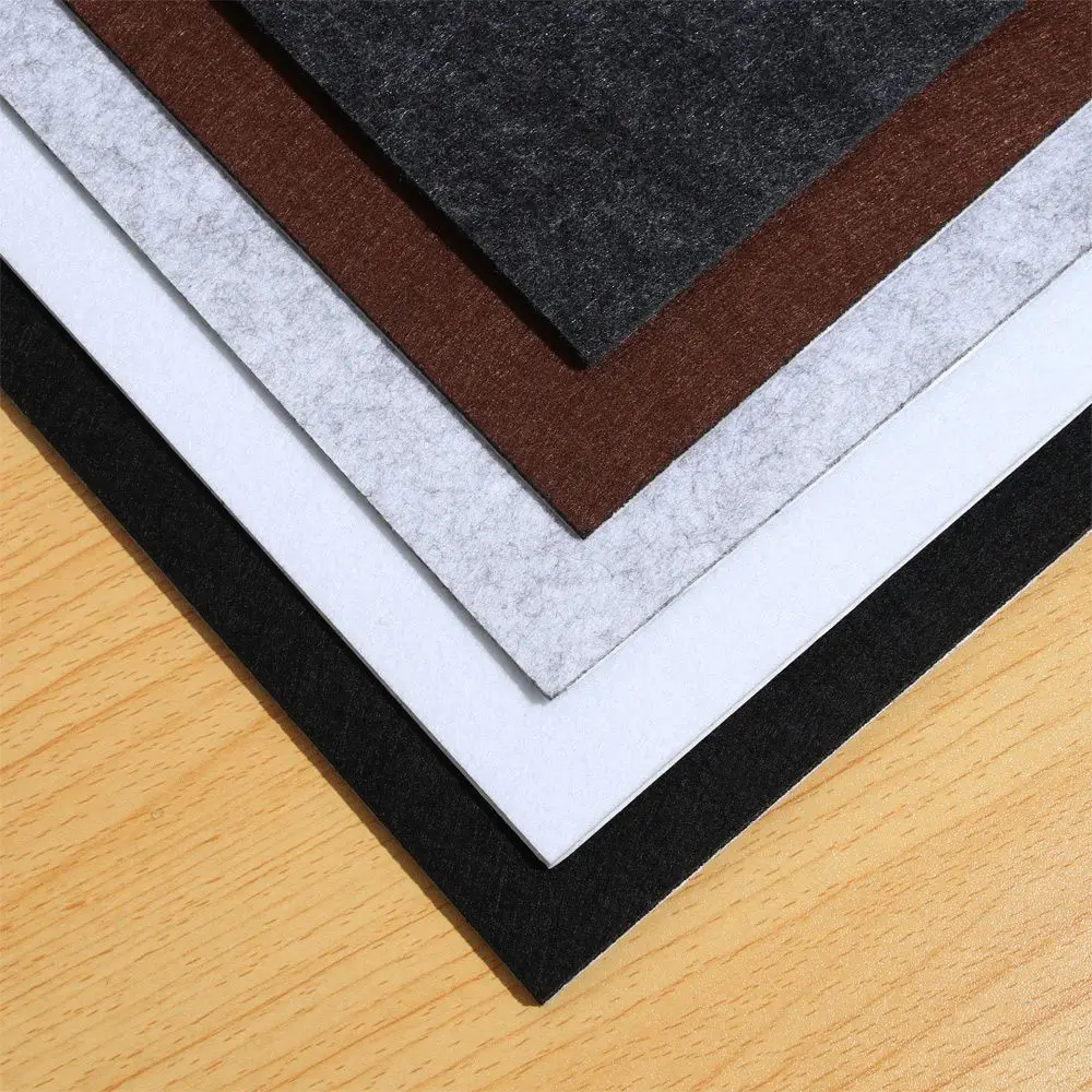 1 Sheet 3/5mm Self Adhesive Furniture Leg Anti Slip Chair Table Mats Felt Pads Anti Scratch Floor Protection DIY Cutting