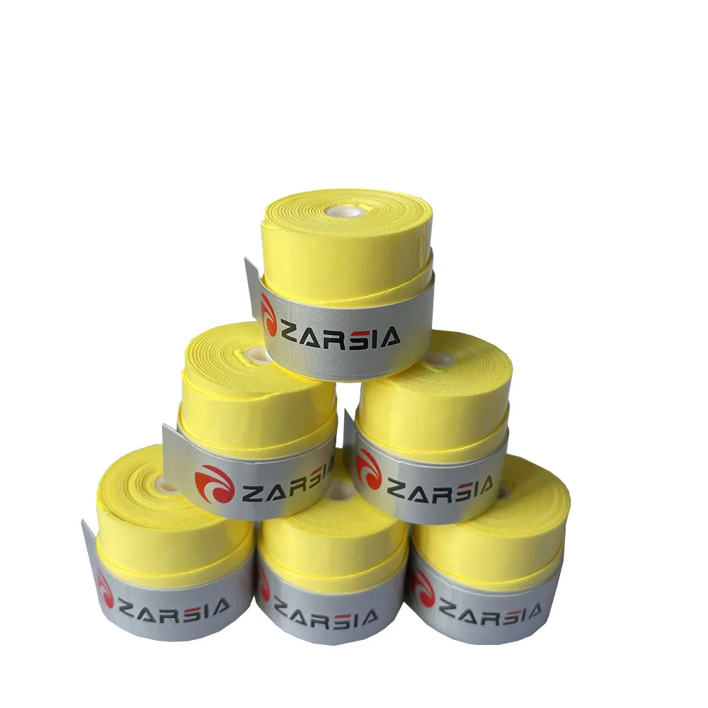 30pcs ZARSIA Soft Thin Sticky Tennis Racket Overgrip Badminton Tenis Racquet Damper Grip Padal Racket Overgrips