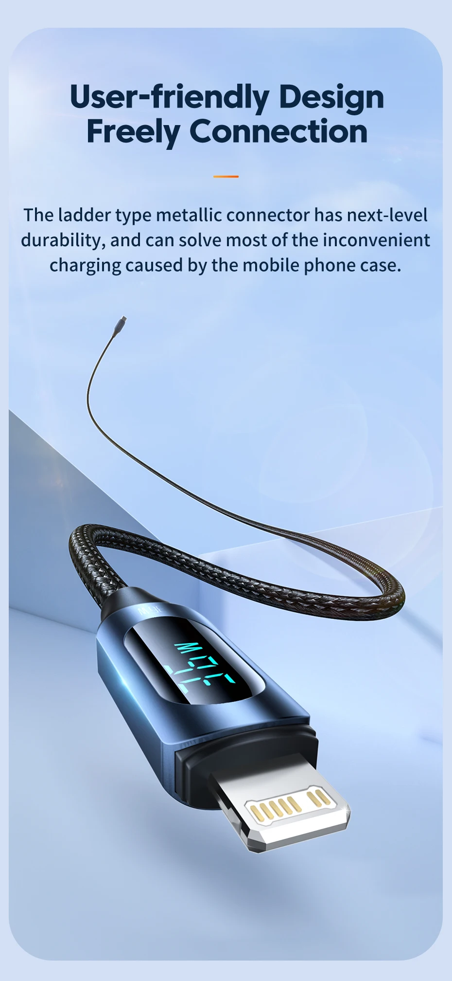 Toocki USB C to Lighting Cable For iPhone 14 13 12 11 Pro Max X Xr 8 7 Plus PD 20W Fast Charger Type C Data Wire Cord  1m 2m