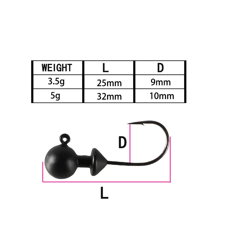 TAKEDO TK141 Cover Creeper Jigs 3.5G 5G Wire Bait Rubber Jig Head Hook Silicone Wire Beard Lure Hooks Bass Trout  Fishing