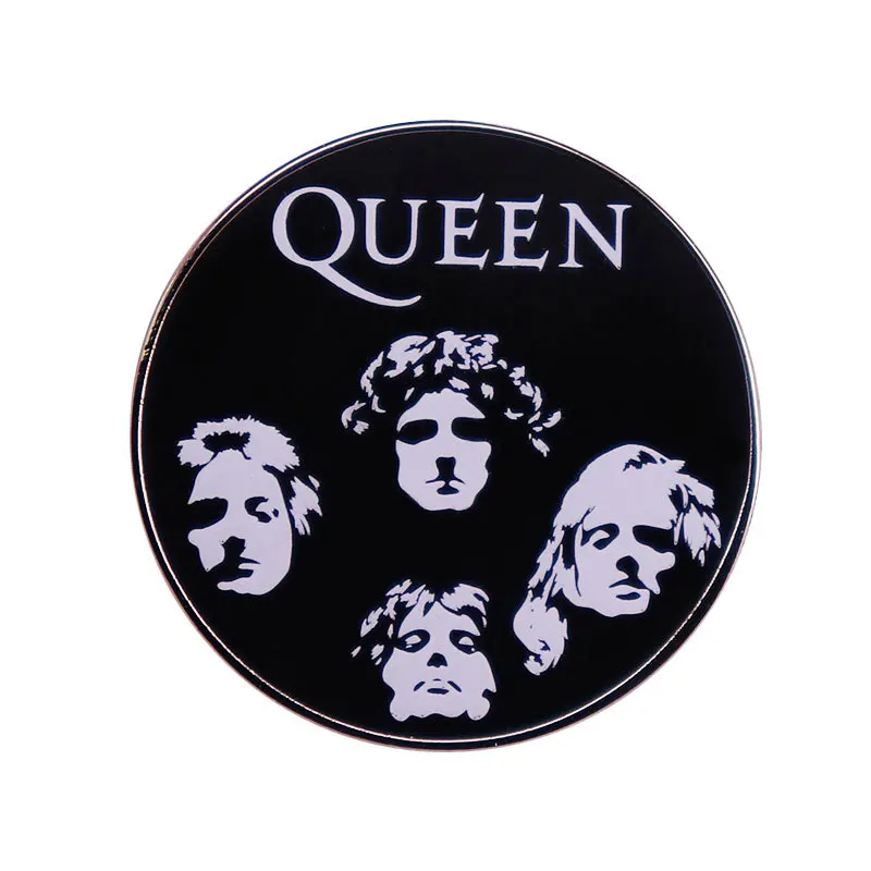 Music Logo Inspiration Badge Classics Rock Band Singer Brooch Hoodie Backpack Decorative Accessories Pop Music Fans Gift Collect