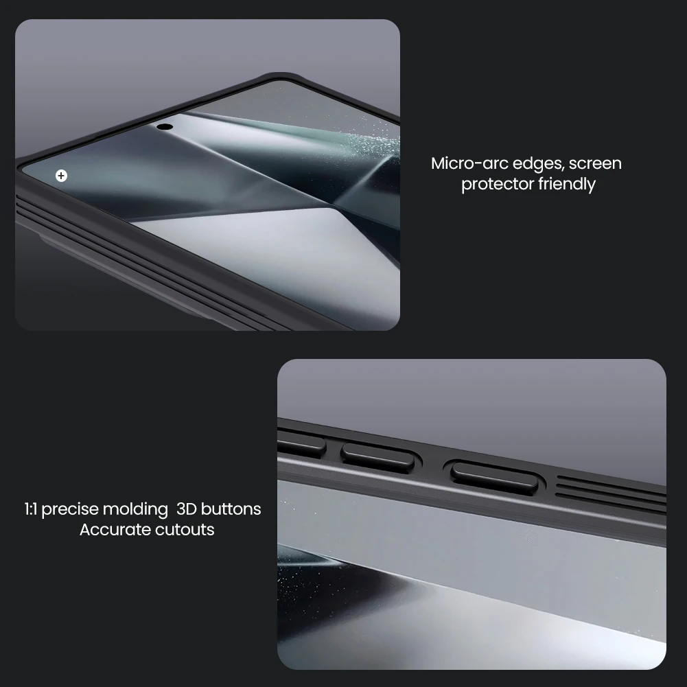 Nillkin for Samsung Galaxy S26 Ultra S26 FE S26 Plus S25 Ultra S24 Ultra S23Ultra with Slide Camera Cover Protector Phone  Case