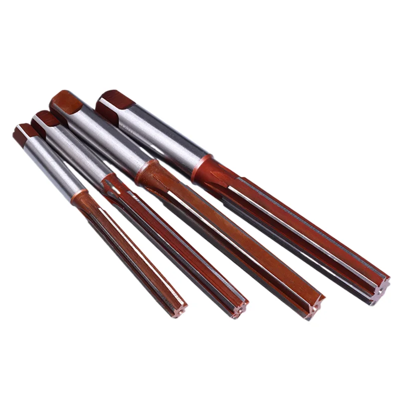 9Sicr H7/H8 Manual Reamer 2.0~40mm, Used for Deburring and Manual Reaming of Cast Iron, Carbon Steel, and Non-Ferrous Metals