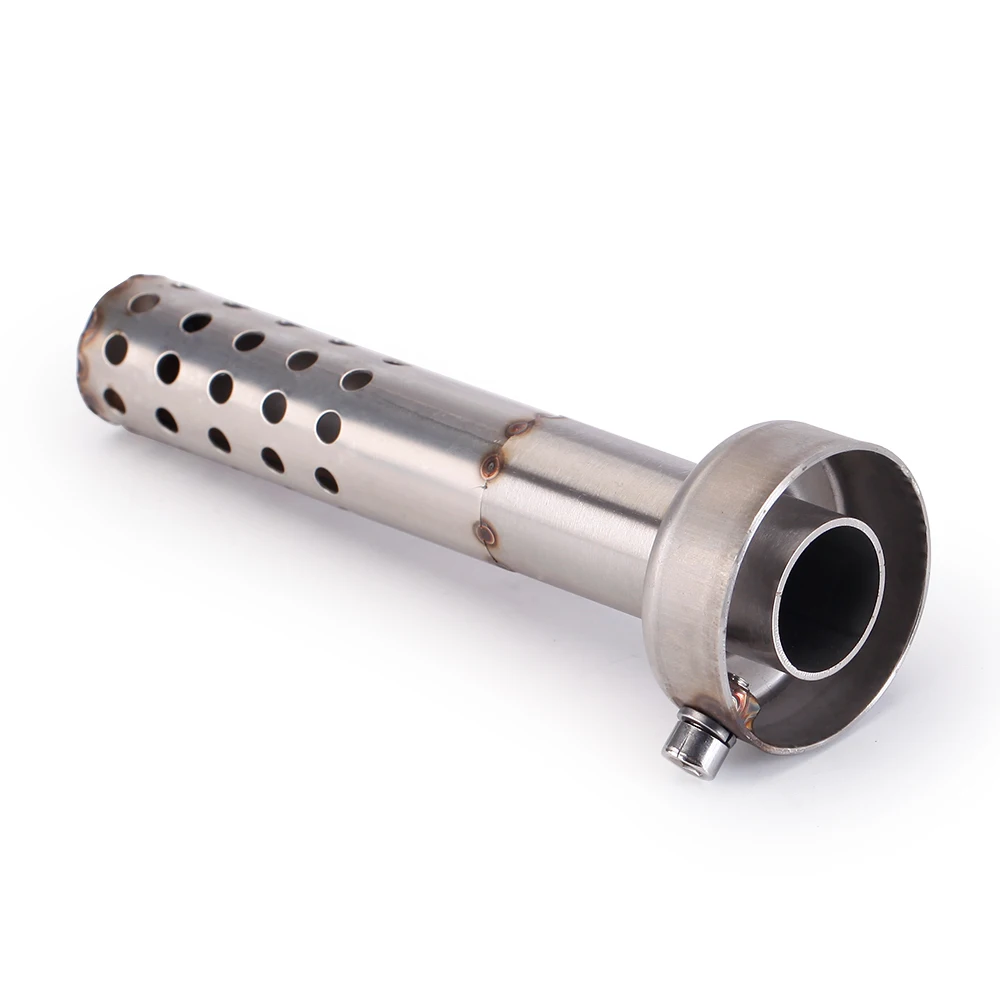 For Original Yoshimura R77 Exhaust Pipe Catalyst Escape Silenciador Muffler Plug 49mm Removable DB Killer
