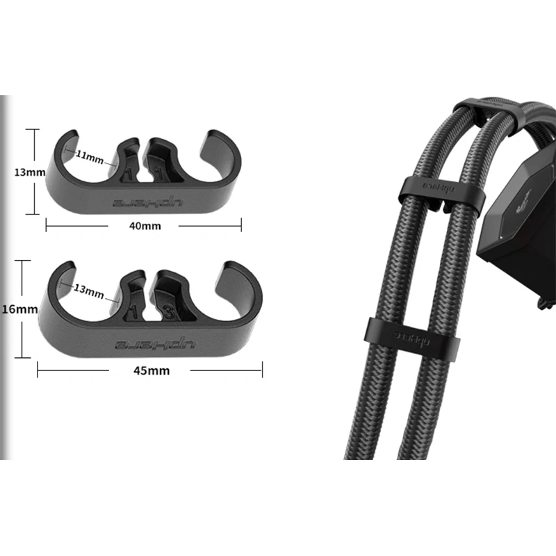 Cable comb clip of water-cooled row buckle radiator water-cooled pipe buckle chassis decoration and arrangement cable harness