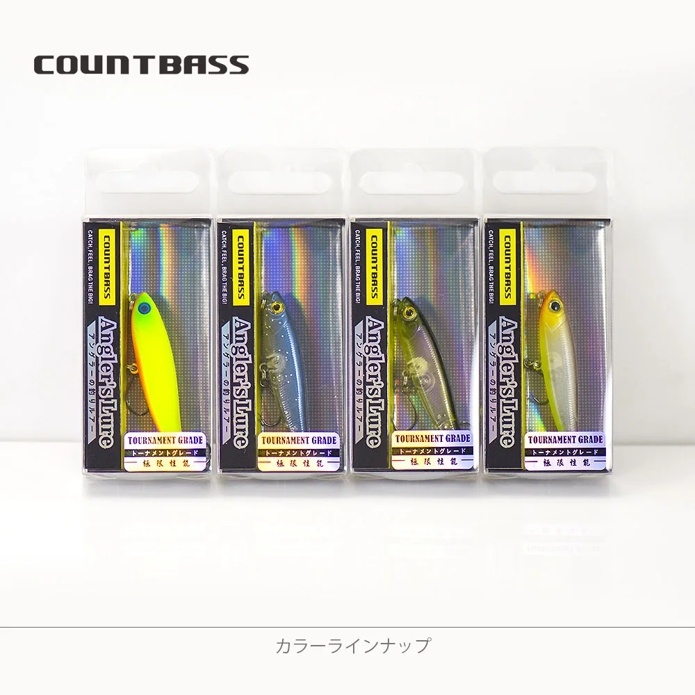 COUNTBASS Wobbler Topwater 55mm 2-3/16" 3g 1/8 oz. Floating Lure Pencil Plug Angler's Fishing Lures La Peche Au Leurre Hardbaits