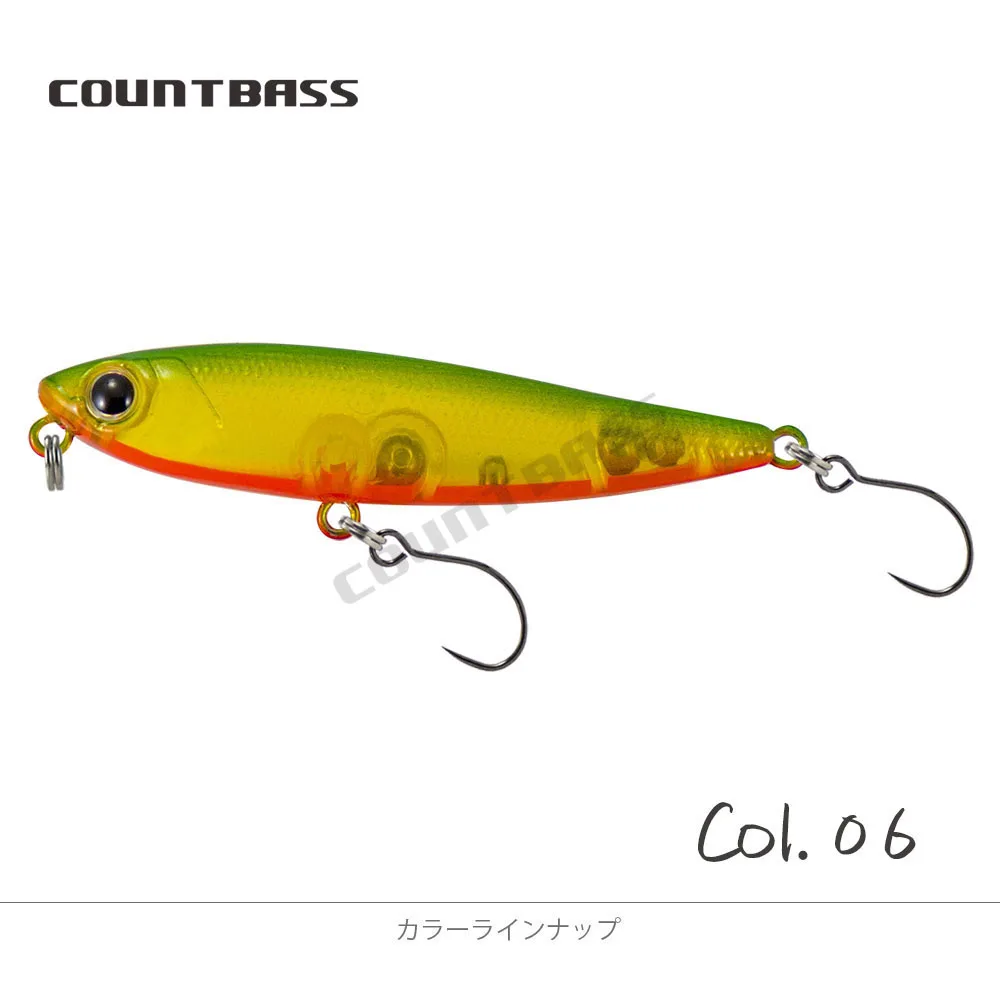 COUNTBASS Wobbler Topwater 55mm 2-3/16" 3g 1/8 oz. Floating Lure Pencil Plug Angler's Fishing Lures La Peche Au Leurre Hardbaits