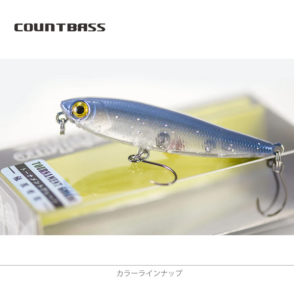 COUNTBASS Wobbler Topwater 55mm 2-3/16" 3g 1/8 oz. Floating Lure Pencil Plug Angler's Fishing Lures La Peche Au Leurre Hardbaits