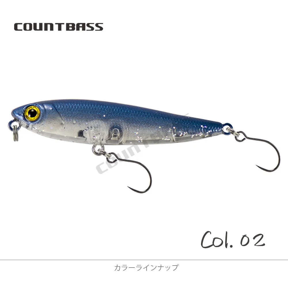 COUNTBASS Wobbler Topwater 55mm 2-3/16" 3g 1/8 oz. Floating Lure Pencil Plug Angler's Fishing Lures La Peche Au Leurre Hardbaits