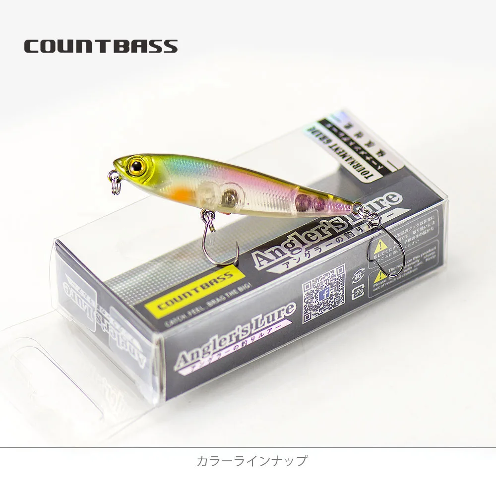 COUNTBASS Wobbler Topwater 55mm 2-3/16" 3g 1/8 oz. Floating Lure Pencil Plug Angler's Fishing Lures La Peche Au Leurre Hardbaits