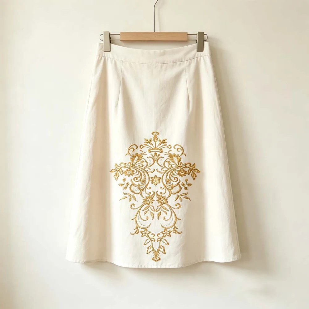 1Pc Embroidery Gold Thread Lace Fabric Applique Handmade Flower Patch Wedding Dress Curtain DIY Repair Accessories