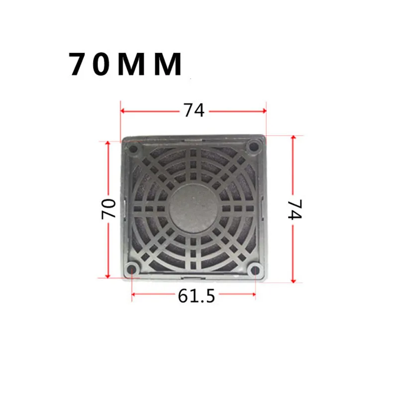 40mm 50mm 60mm 70mm 80mm 90mm 110mm 120mm 150mm 172mm 200mm Fan Guard Dust Net Protective Net