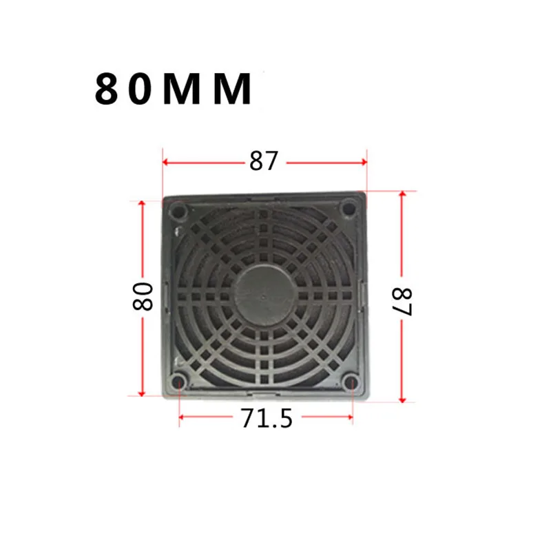 40mm 50mm 60mm 70mm 80mm 90mm 110mm 120mm 150mm 172mm 200mm Fan Guard Dust Net Protective Net