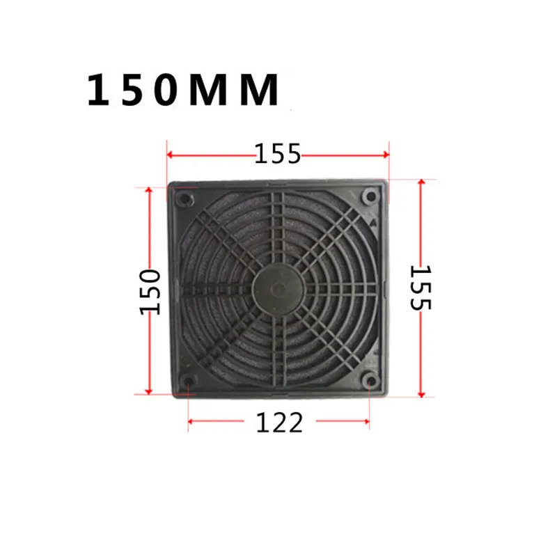 40mm 50mm 60mm 70mm 80mm 90mm 110mm 120mm 150mm 172mm 200mm Fan Guard Dust Net Protective Net