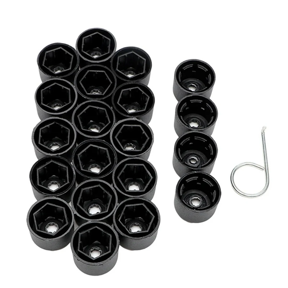 Car Wheel Lug Nut Bolt Cover Cap 17mm for VW Volkswagen Scirocco Touran Tiguan Jetta Golf MK7 GTI Passat B5 CC Skoda Decorations