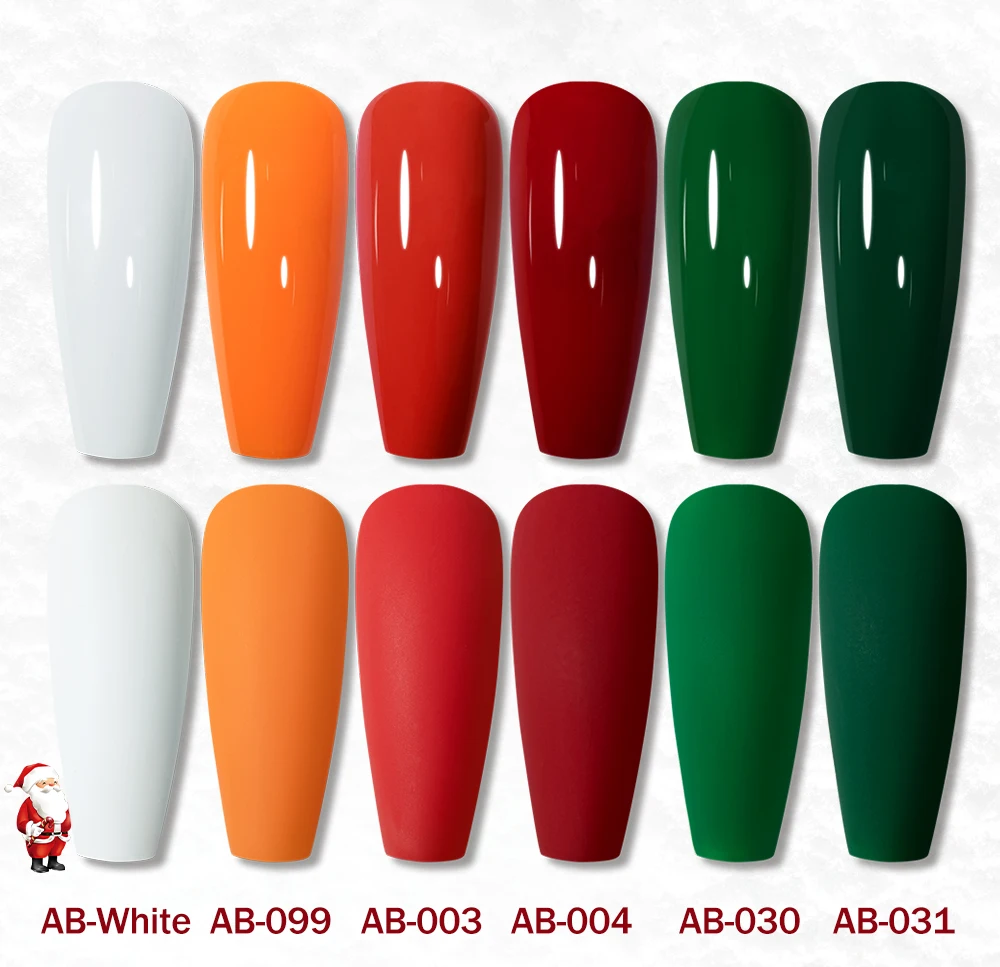 YOKEFELLOW 10ML Gel Nail Polish Sparkle Red Gel Polish Soak Off UV LED Gel Varnish 122 Colors Nail Art Manicure Gifts for Women