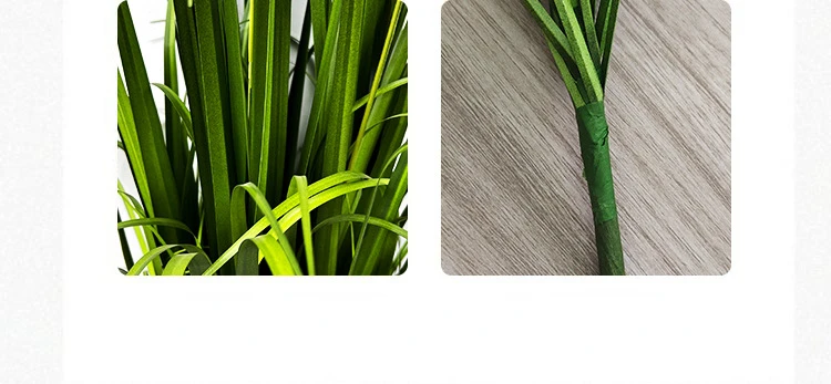 Fake Plant Simulated Onion Grass Diy Pseudograss Garden Decoration Plant Pot Fairy Garden Miniatures Home Decoration
