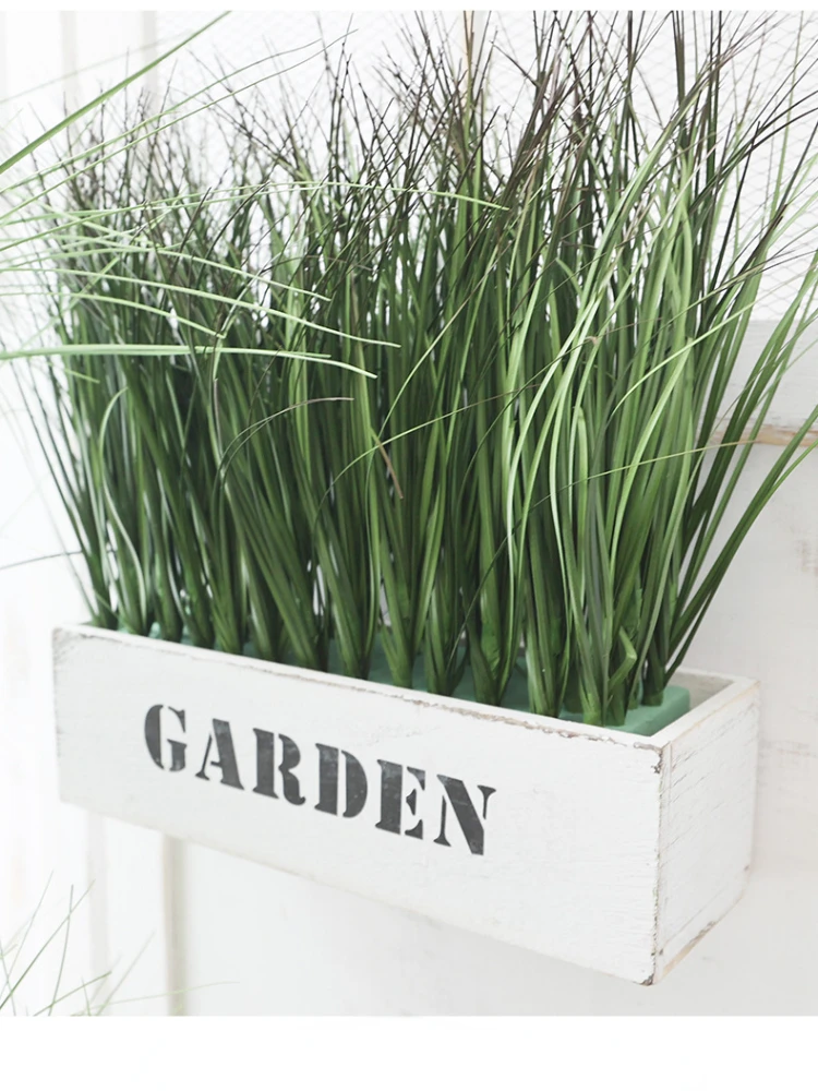 Fake Plant Simulated Onion Grass Diy Pseudograss Garden Decoration Plant Pot Fairy Garden Miniatures Home Decoration