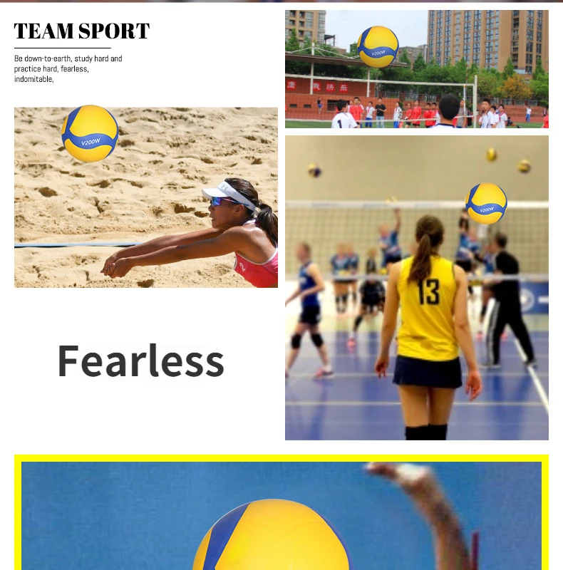 New Style High Quality Volleyball V200W/V300W,Competition Professional Game Volleyball 5 Indoor Volleyball Training Equipment
