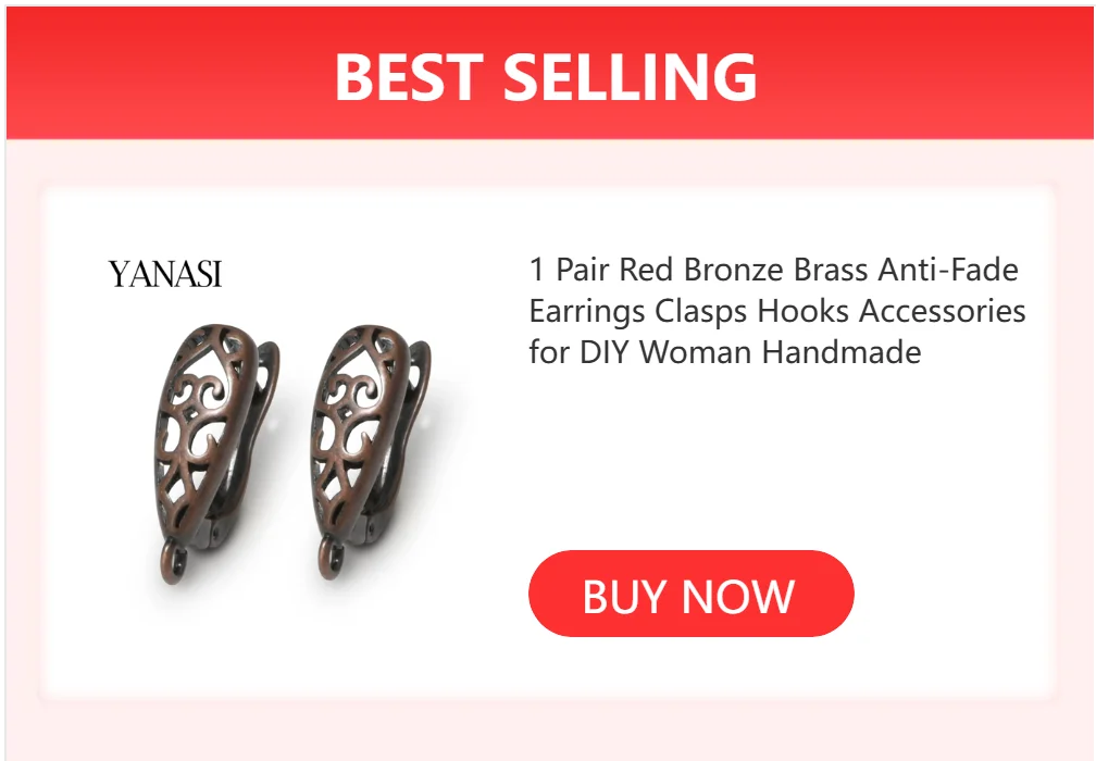 DIY Hollow Earrings Clasps Hooks for Woman Handmade Jewelry Findings Making Accessories Antique Bronze/Gold Color