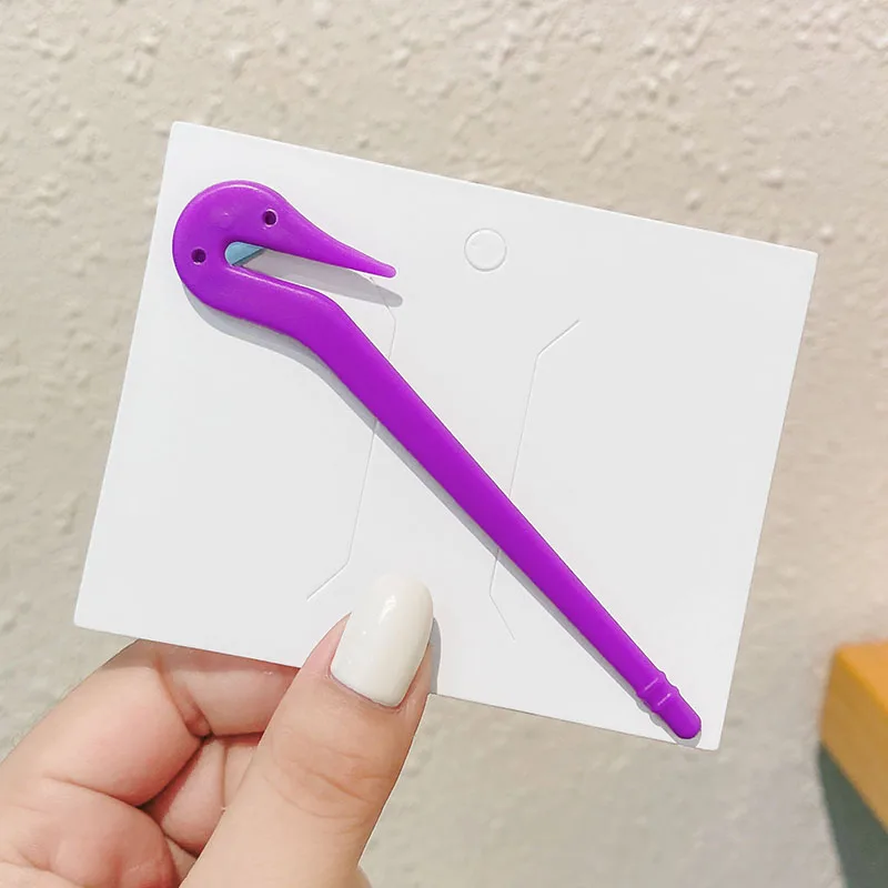 4Pcs Elastic Hair Band Cutters Disposable Rubber Band Remover Pain Free Hair Ties Removing Cut Knife Tool Styling Accessories