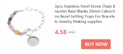 2pcs Stainless Steel 12mm 20mm Cabochon Pendant Base Setting Trays Diy Adjustable Chain Necklace Bezel Blanks For Jewelry Making