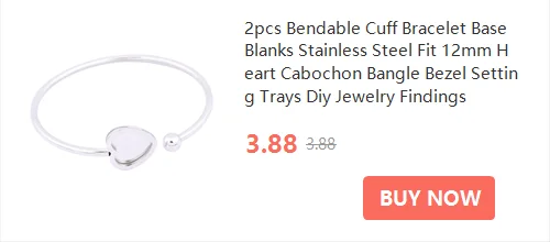 2pcs Stainless Steel 12mm 20mm Cabochon Pendant Base Setting Trays Diy Adjustable Chain Necklace Bezel Blanks For Jewelry Making