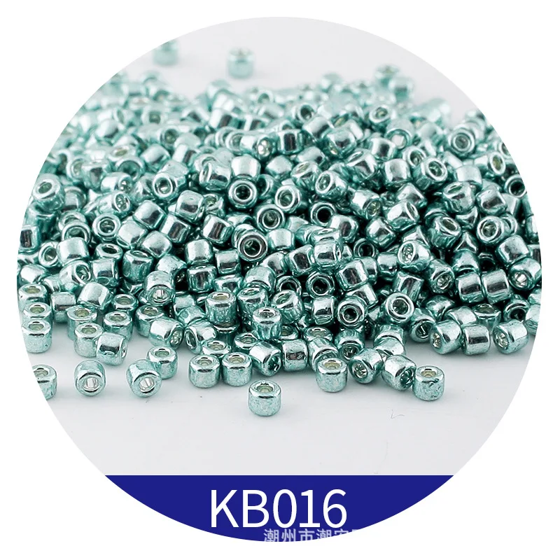 365pcs 2mm Japanese Metallic Bronze Cylindrical Glass Beads 10/0 Loose Spacer Seed Beads for Needlework Jewelry Making Sewing