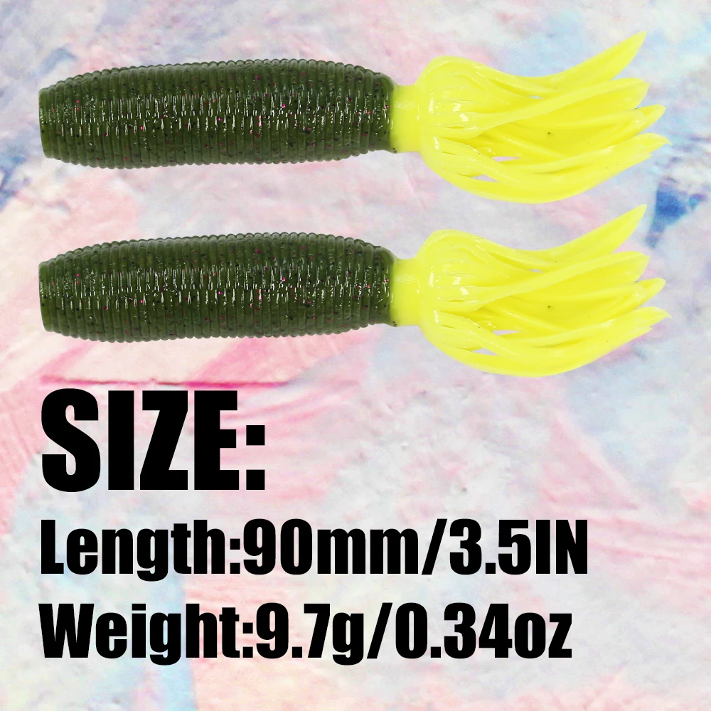 PEAK 90mm Rock Viber Shad Rock Shiner Sea Soft Baits Pesca Artificial Silicone Isca Fishing Lures