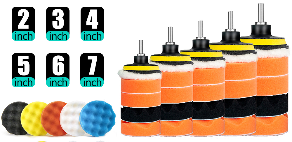Headlight Restoration Kit Car Detailing Washing Cleaning Renovation Tools Sandpaper Waxing Sponge Polishing Pad Sanding Disc