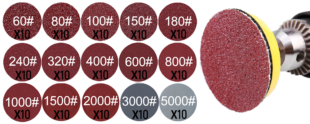 Headlight Restoration Kit Car Detailing Washing Cleaning Renovation Tools Sandpaper Waxing Sponge Polishing Pad Sanding Disc
