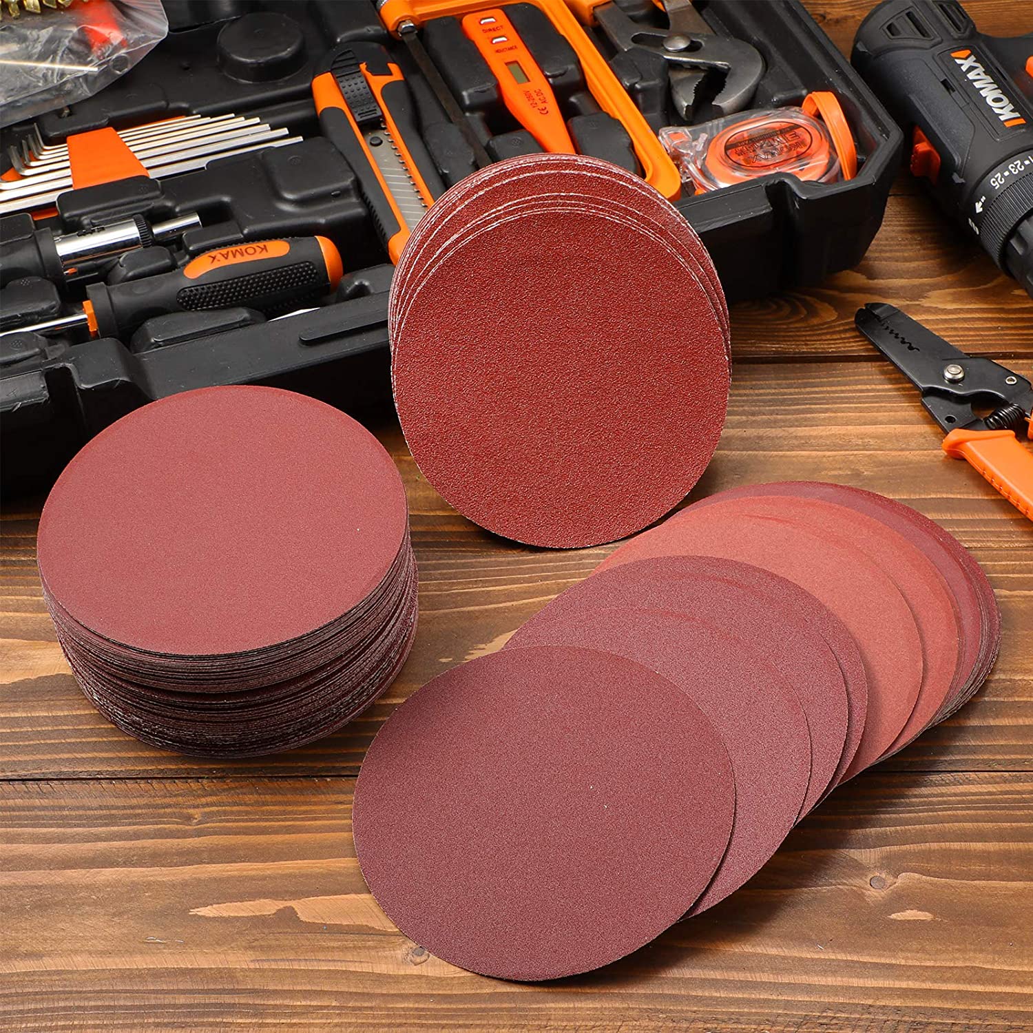 Headlight Restoration Kit Car Detailing Washing Cleaning Renovation Tools Sandpaper Waxing Sponge Polishing Pad Sanding Disc