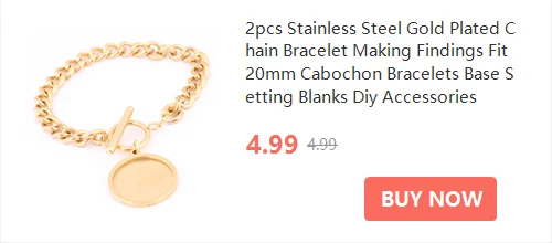 10pcs Stainless Steel 10mm 15mm Square Cabochon Connector Base Settings Diy Bracelet Pendant Bezel Trays For Jewelry Making
