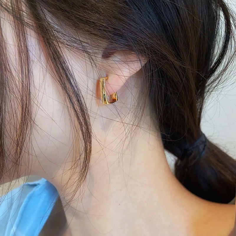Retro Metallic Gold Color Multiple Small Circle Pendant Earrings 2022 New Jewelry Fashion Wedding Party Earrings For Woman