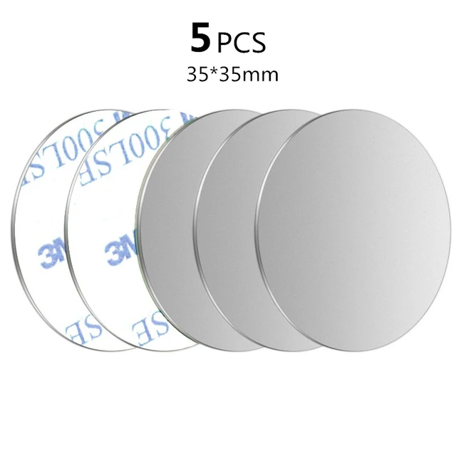 5/10PCS Magnetic Metal Plate For Car Phone Holder Universal Iron Sheet Disk Sticker Mount Mobile Phone Magnet Stand For iPhone