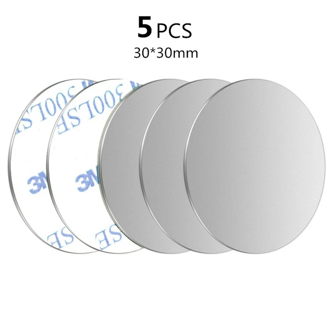 5/10PCS Magnetic Metal Plate For Car Phone Holder Universal Iron Sheet Disk Sticker Mount Mobile Phone Magnet Stand For iPhone