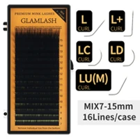 GAHAMACA Acrylic Lashes Holder Pad Individual Eyelash Tablet Palette Eyelash Pad Lash Extension Glue Pallet Holder Card