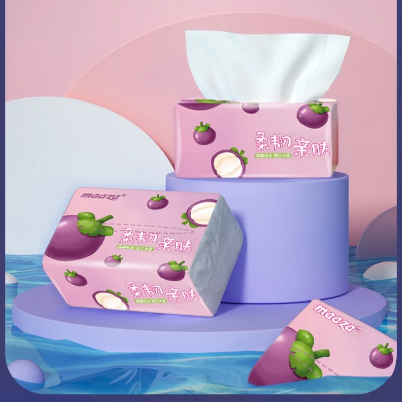 Facial Tissues Packs Pocket Paper Napkins Travel Size Mini Cute Print for Kid School Travel Camping Office Daily Use