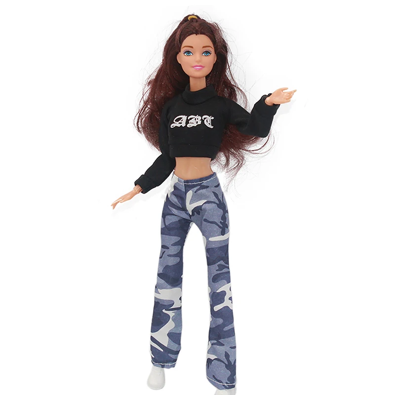 30cm Doll Full Set with Clothes and Shoes Famale Doll with Clothes Suit Accessories Girls Play House Dress Up Toy