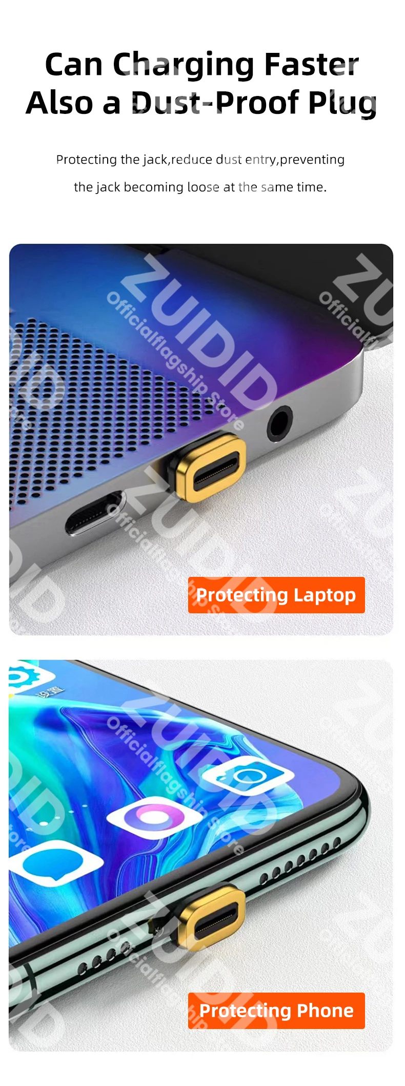 Elbow USB4 40Gbps Magnetic Adapter USB C To Type C 100W Fast Charging Magnet Converter Thunderbolt3 8K@60Hz USB Type C Adapter