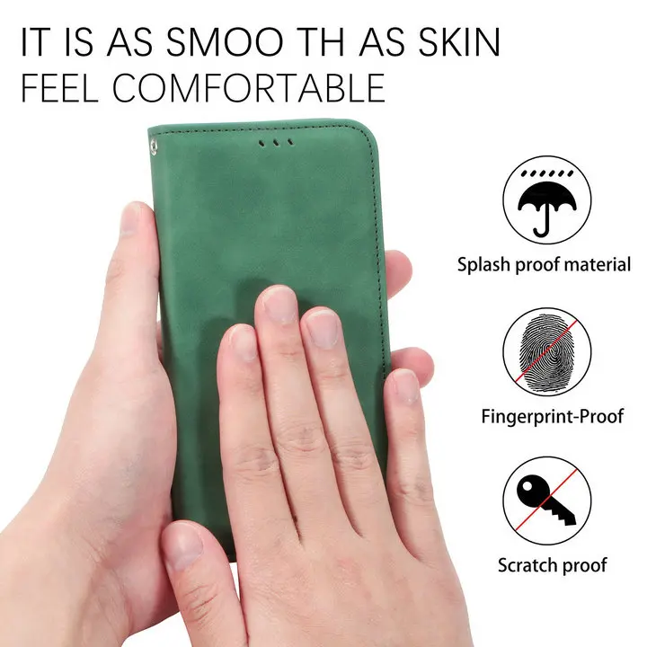 Strong Magnetic Leather Case For Motorola Moto G85 G75 G15 G05 G55 G54 G84 Edge 50 Neo 40 Pro Wallet Cards Solt Flip Book Cover