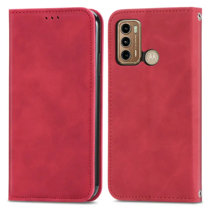 Strong Magnetic Leather Case For Motorola Moto G85 G75 G15 G05 G55 G54 G84 Edge 50 Neo 40 Pro Wallet Cards Solt Flip Book Cover