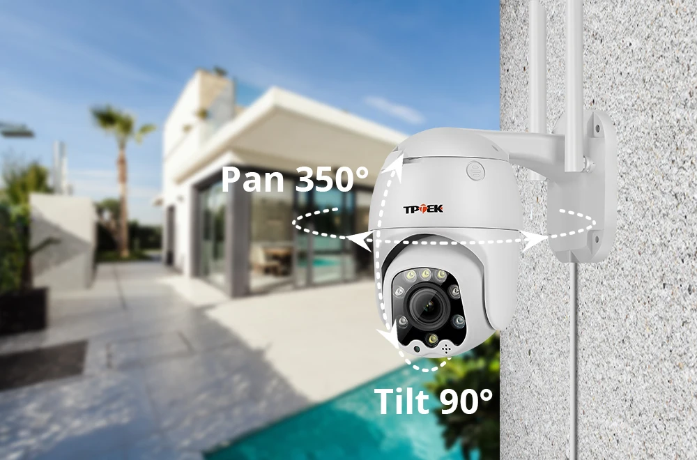 Wifi PTZ IP Camera 5MP 5X Optical Zoom Wi-Fi Security Outdoor CCTV Surveillance Speed Dome Video Camara Color Night Camhi Cam
