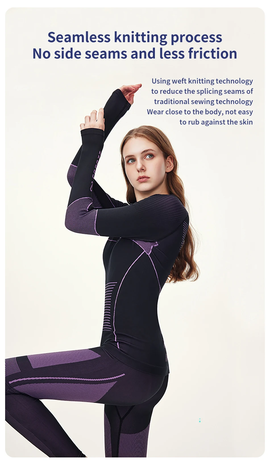 COPOZZ Men Women Ski Thermal Underwear Sets Sports Quick Dry Tracksuit Fitness Workout Exercise Tight Shirts Jackets Sport Suits